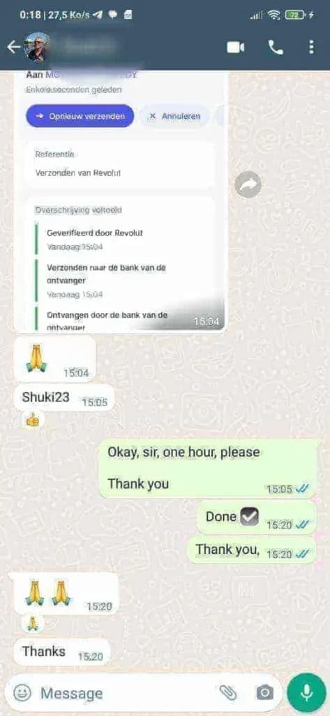 WhatsApp Kundenfeedback 1