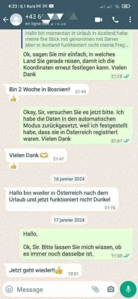 WhatsApp Kundenfeedback 8